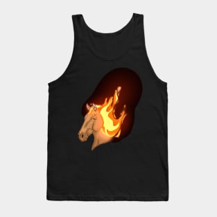 Flaming Horse Tank Top